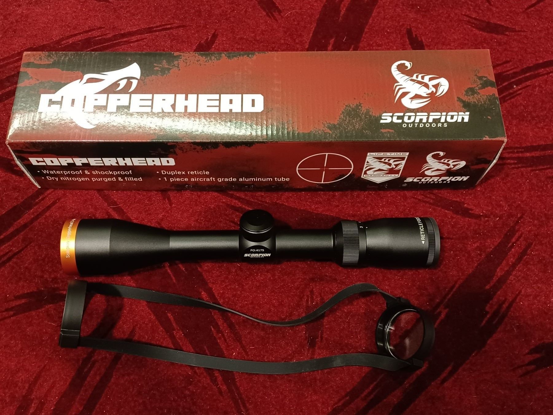 Copperhead Scope NEW SCORPION COPPERHEAD 3 X9 SCOPE COMES WITH LIFETIME WARRANTY
