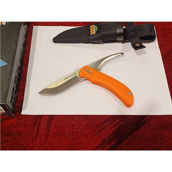 OUTDOOR EDGE SWING BLAZE BOX SZ-20N WITH SHEATH