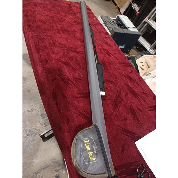 ADAMS BUILT FISH ROD CASE WITH REEL POCKET