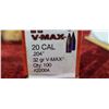 Image 3 : HORNADY V-MAX 20 CAL .204 DIA 32GR QTY 100