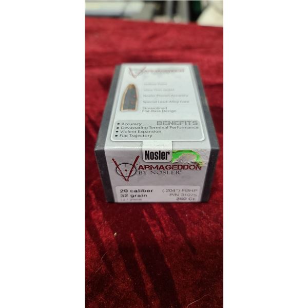 NOSLER BALLISTIC TIP 22CAL .224DIA 55GR 250CT