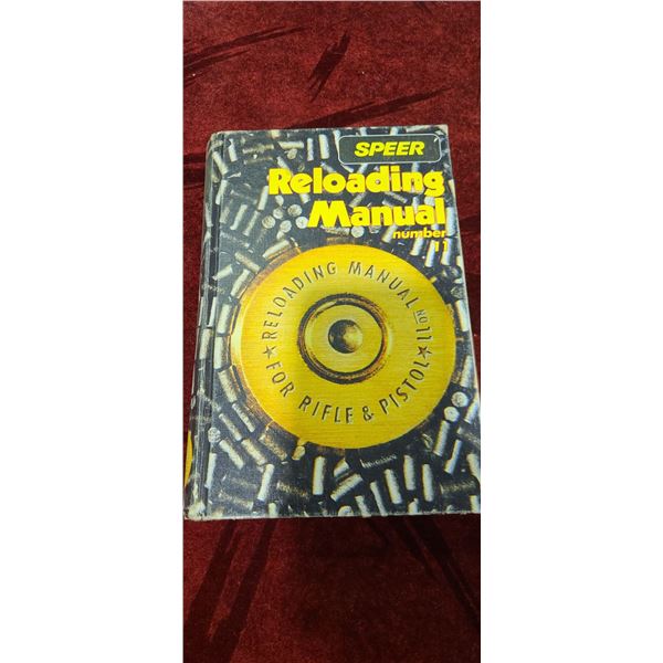 SPEER RELOADING MANUAL #11