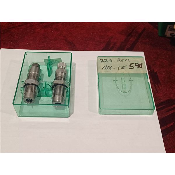 LEE .223 REM 2 SET LOADING DIES NEW