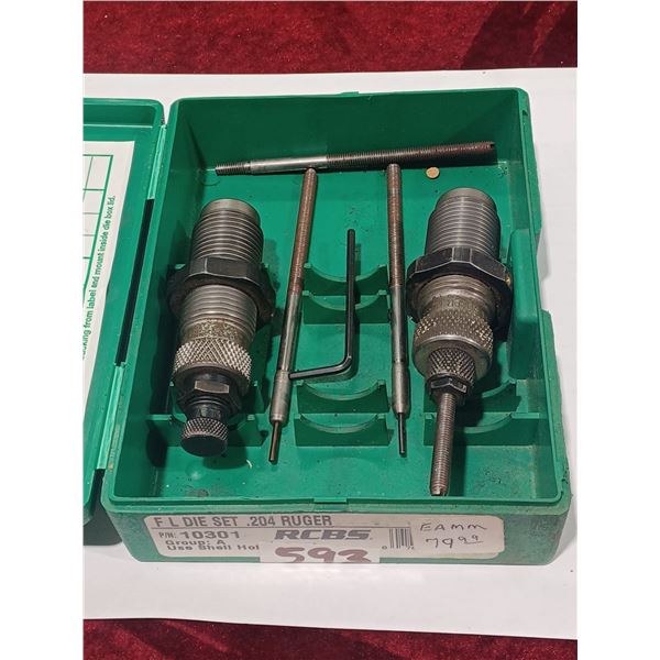 RCBS FL DIE SET .204 RUGER