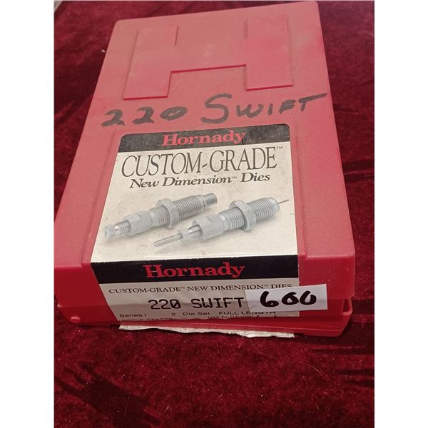 HONADY 220 SWIFT 2PC DIE SET