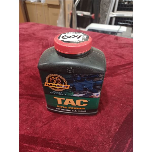1LBS OF SEALED RAMSHOT TAC RIFLE POWDER