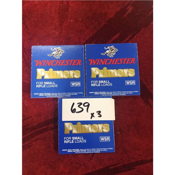 300 WINCHESTER WSM SMALL RIFLE PRIMERS