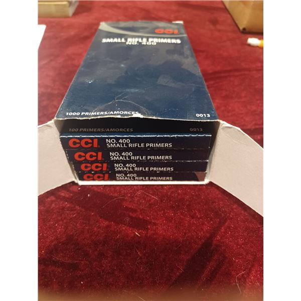 400 CCI SMALL RIFLE PRIMERS #400