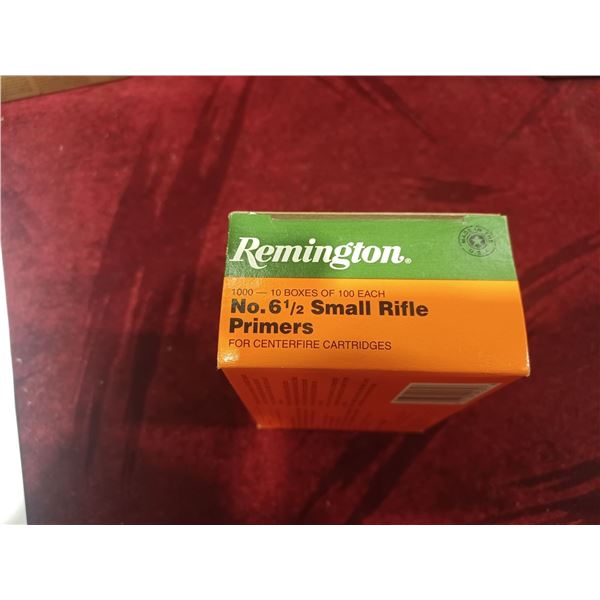 500 REMINGTON NO 6 1/2 SMALL RIFLE PRIMERS