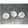 Image 2 : Lot of (3) Noshok #25.215. 5 psi 1/4" NPT Back Connection Gauges