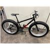 Image 2 : SCHWINN QUALITY BLACK 7 SPEED BOG TIRE BIKE WITH FULL DISK BRAKES ( 26" TIRES )