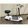 Image 2 : OKAI WHITE ELECTRIC RIDE ON SEATED SCOOTER ( NO KEY, NO CHARGER, RUNNING CONDITION UNKNOWN )