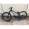 Image 1 : CANNONDALE CHASE BLUE 8 SPEED FRONT SUSPENSION MOUNTAIN BIKE WITH FRONT DISC BRAKE ( REAR TIRE