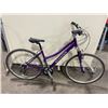 Image 2 : SCHWINN GRID PURPLE 21 SPEED FRONT SUSPENSION HYBRID STYLE MOUNTAIN BIKE