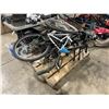 Image 2 : PALLET OF ASSORTED BIKE FRAMES / PARTS / TIRES