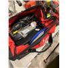 Image 1 : MILWAUKEE SOFT CARRY TOOL BAG WITH ASSORTED HAND TOOLS, JOBMATE CORDED ROTARY TOOL, DREMEL 8220