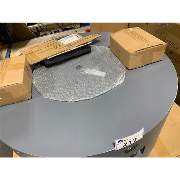 PARAMOUNT FP-456 38" ROUND ALUMINUM CONCRETE LOOK OUTDOOR FIRE TABLE *IN BOX*