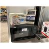 Image 1 : MAGIC CHEF BLACK ELECTRIC MICROWAVE OVEN, HAMILTON BEACH TOASTER & NEW MILLENNIUM CONCEPTS WATER