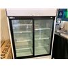 Image 1 : COOL KING GR48S COMMERCIAL MOBILE GLASS FRONT DUAL DOOR ELECTRIC BEVERAGE COOLER