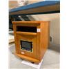 Image 2 : PORTABLE AIR HEATER MODEL  LH1502 ELECTRIC CORDED WOODEN BOX ON WHEELS