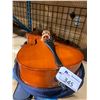 Image 2 : DARK WOOD 3/4 SIZE 4 STRINGS CELLO WITH SOFT TRANSPORT CARRY CASE