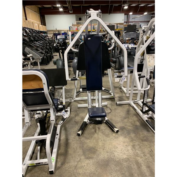 KEISER 250 AIR PNEUMATIC ACTUATED COMMERCIAL SEATED CHEST PRESS MACHINE