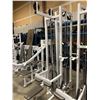 Image 2 : APEX WHITE / GREY COMMERCIAL 6 STATION CABLE PULL WORKOUT SYSTEM WITH CHIN UP BAR