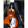Image 2 : SKYLARK MV008 LIGHT WOOD VIOLIN WITH BOW IN HARD TRANSPORT CASE ( MADE IN CHINA )