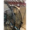 Image 2 : PAIR OF UTILITECH BLACK PORTABLE FAN SFC1-500B COMMERCIAL/HOME USABLE