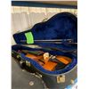 Image 2 : LARK DARK WOOD VIOLIN WITH BOW IN HARD TRANSPORT CASE ( MADE IN CHINA )