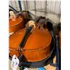 Image 2 : SUZUKI VIOLIN CO. 80 DARK WOOD 3/4 SIZE CELLO IN SOFT TRANSPORT CASE ( MADE IN JAPAN,