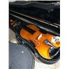 Image 2 : LARK DARK WOOD VIOLIN WITH BOW IN HARD TRANSPORT CASE ( MADE IN CHINA )