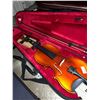Image 2 : SKYLARK MV008 DARK WOOD VIOLIN WITH BOW IN HARD TRANSPORT CASE ( MADE IN CHINA )