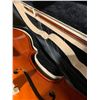 Image 3 : NO NAME DARK WOOD 4 STRINGS CELLO WITH BOW IN HARD TRANSPORT ROLLING CASE