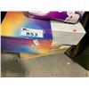 Image 1 : AVENT BREAST PUMP, 2 BOXES OF LIGHTING & BOX OF WINE GLASSES