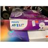 Image 2 : AVENT BREAST PUMP, 2 BOXES OF LIGHTING & BOX OF WINE GLASSES