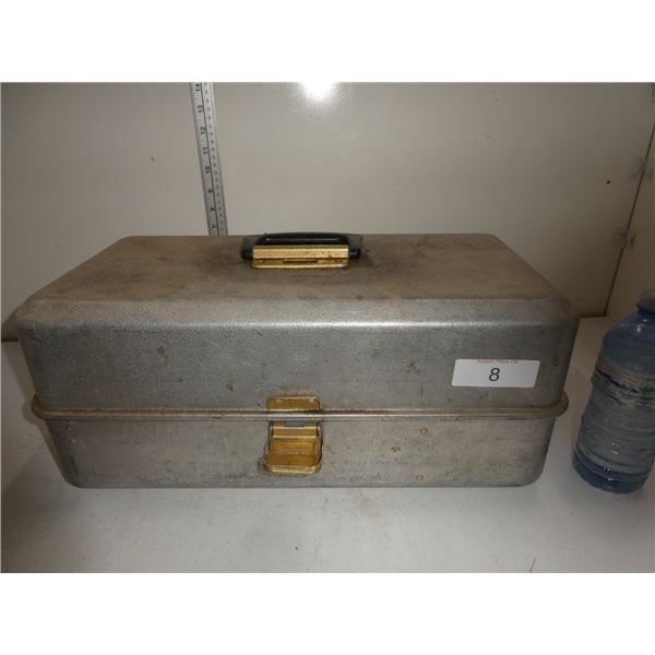 metal 203A tackle box w/ contents