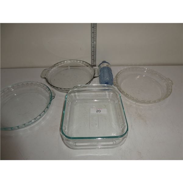 glass (Pyrex) bakeware