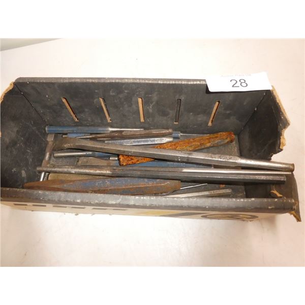 Metal chisels / Punches/ etc
