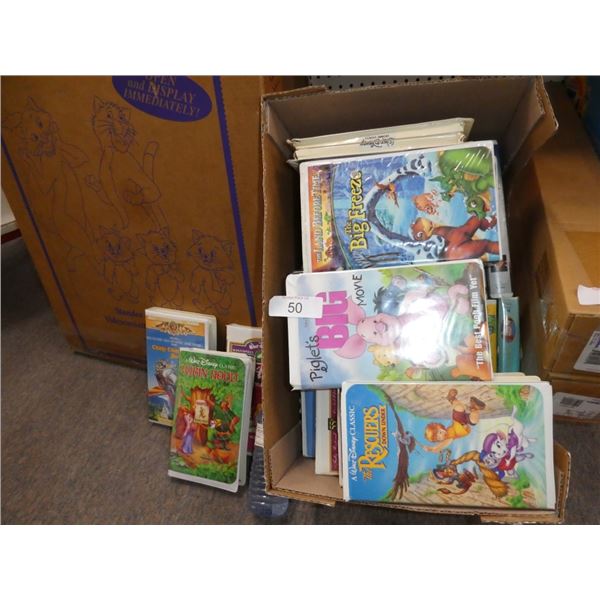 Vintage  VHS (Disney) movies