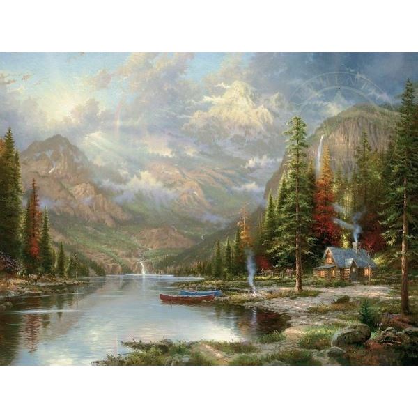 Mountain Majesty by Thomas Kinkade