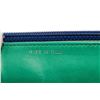 Image 7 : Chanel Blue Caviar Leather CC Button Wallet on Chain