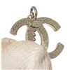 Image 5 : Chanel Silver & Colored Rhinestone CC Logo Pendant Necklace