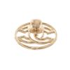 Image 2 : Chanel Silver Metal Round CC Brooch