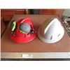 Image 1 : 2 Safety Helmets - 1 Helmet has Ear Muffs