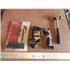 Image 1 : Ratchet Strap, Hammer, Jobmate Jigsaw Blade Set, Screwdriver with Bits