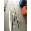 Image 1 : (2) Fishing Rods (Slightly Damaged), Tails, Fishing Reel, Fishing Line