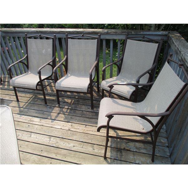 (4) Patio Chairs