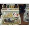 Image 2 : (2) Plastic Tackle Boxes and Contents