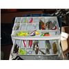 Image 3 : (2) Plastic Tackle Boxes and Contents